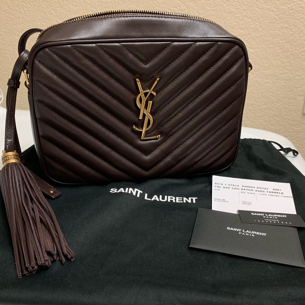 YSL Medium Lou Camera Leather Crossbody